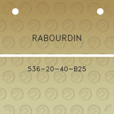 rabourdin-536-20-40-b25