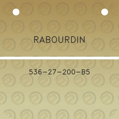 rabourdin-536-27-200-b5