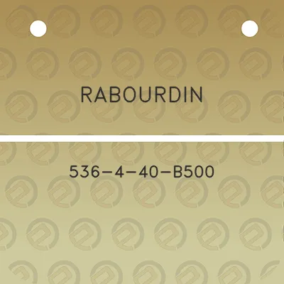 rabourdin-536-4-40-b500