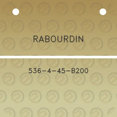 rabourdin-536-4-45-b200