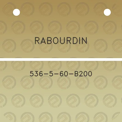 rabourdin-536-5-60-b200