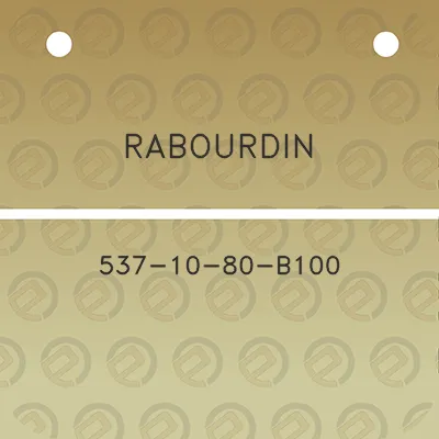 rabourdin-537-10-80-b100