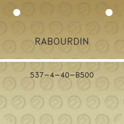 rabourdin-537-4-40-b500