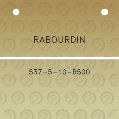 rabourdin-537-5-10-b500