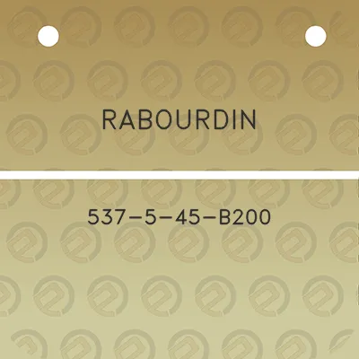 rabourdin-537-5-45-b200