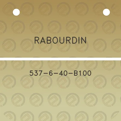 rabourdin-537-6-40-b100