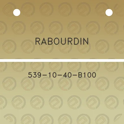 rabourdin-539-10-40-b100