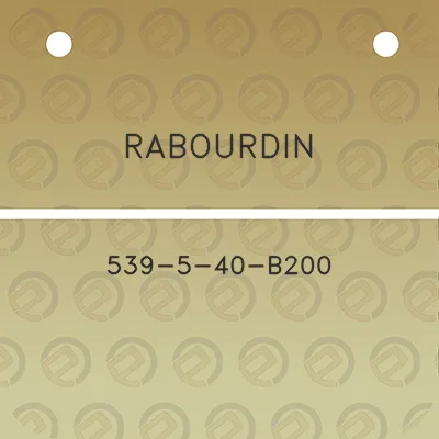 rabourdin-539-5-40-b200