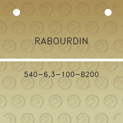 rabourdin-540-63-100-b200