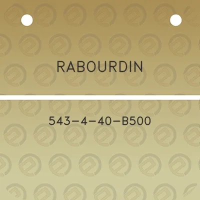 rabourdin-543-4-40-b500