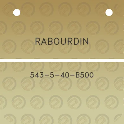 rabourdin-543-5-40-b500