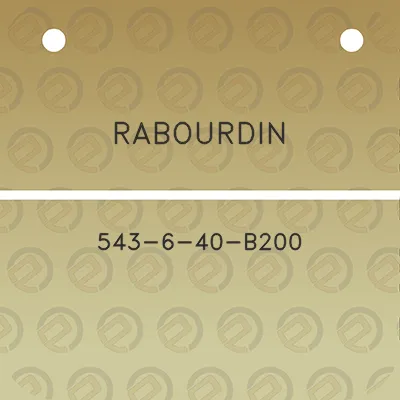 rabourdin-543-6-40-b200