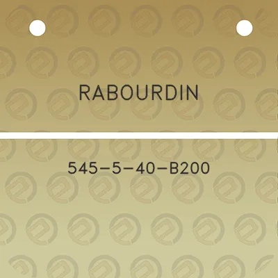 rabourdin-545-5-40-b200