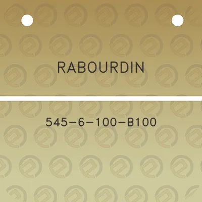 rabourdin-545-6-100-b100