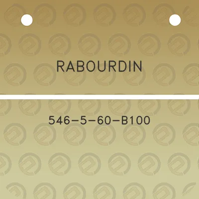 rabourdin-546-5-60-b100