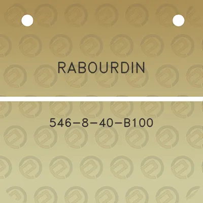 rabourdin-546-8-40-b100