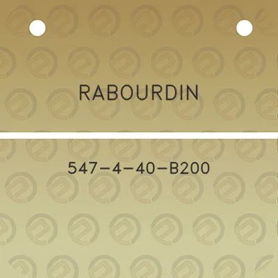 rabourdin-547-4-40-b200