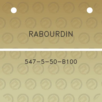 rabourdin-547-5-50-b100