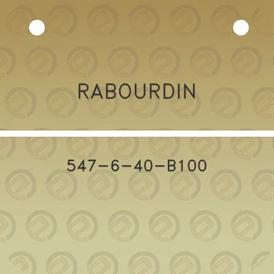 rabourdin-547-6-40-b100