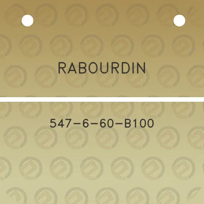 rabourdin-547-6-60-b100