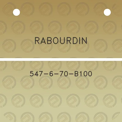 rabourdin-547-6-70-b100