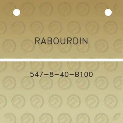 rabourdin-547-8-40-b100