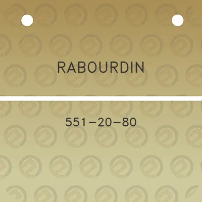 rabourdin-551-20-80