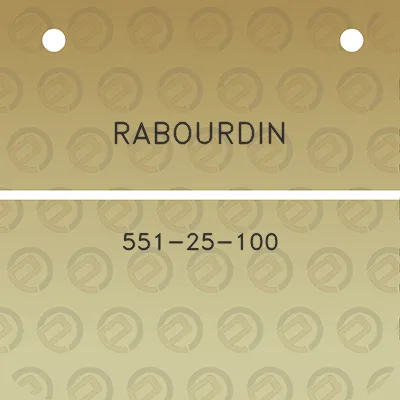 rabourdin-551-25-100