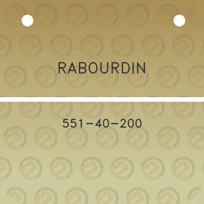 rabourdin-551-40-200