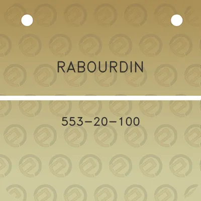 rabourdin-553-20-100