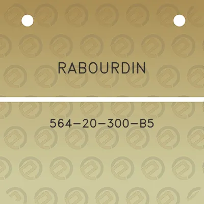 rabourdin-564-20-300-b5