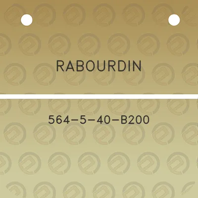 rabourdin-564-5-40-b200