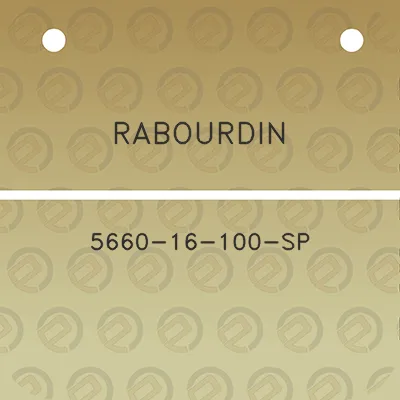 rabourdin-5660-16-100-sp