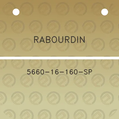 rabourdin-5660-16-160-sp