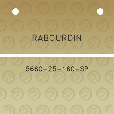 rabourdin-5660-25-160-sp