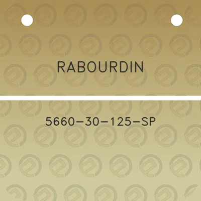 rabourdin-5660-30-125-sp