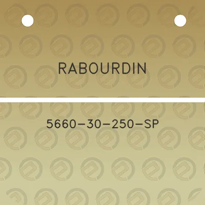 rabourdin-5660-30-250-sp