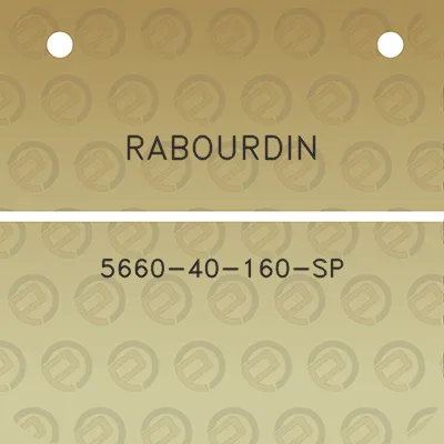rabourdin-5660-40-160-sp