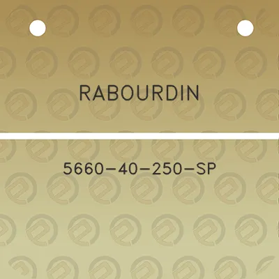 rabourdin-5660-40-250-sp