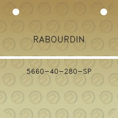 rabourdin-5660-40-280-sp