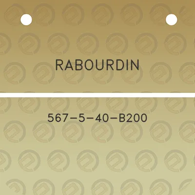 rabourdin-567-5-40-b200