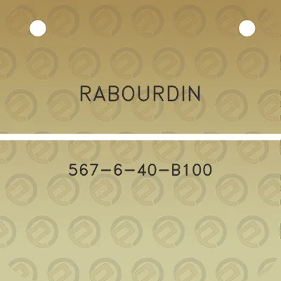 rabourdin-567-6-40-b100