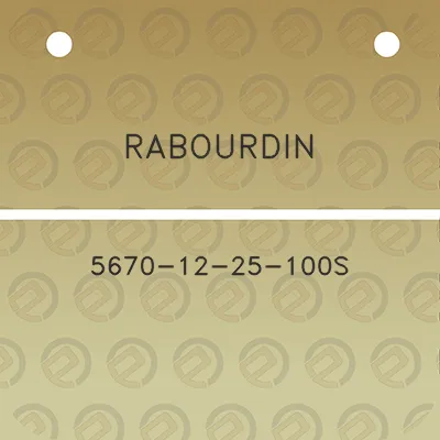 rabourdin-5670-12-25-100s