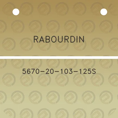 rabourdin-5670-20-103-125s