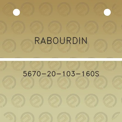 rabourdin-5670-20-103-160s