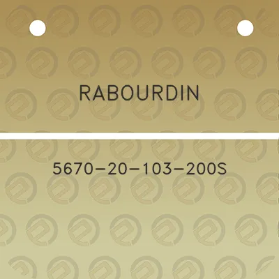 rabourdin-5670-20-103-200s