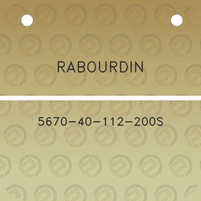 rabourdin-5670-40-112-200s