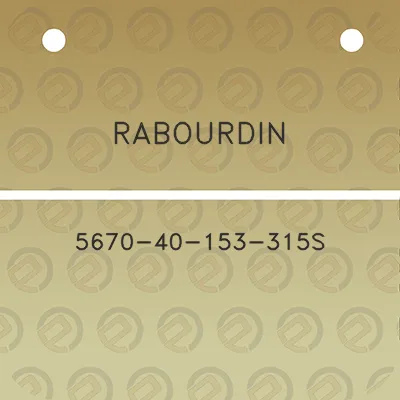 rabourdin-5670-40-153-315s