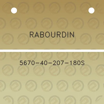 rabourdin-5670-40-207-180s