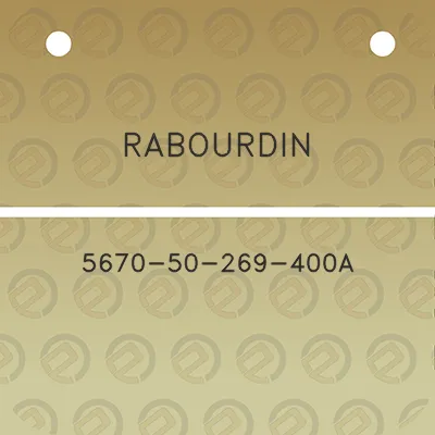 rabourdin-5670-50-269-400a